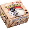 Prehistoric Wax Vault protecting a sealed 1999 WOTC Pokemon Fossil booster pack