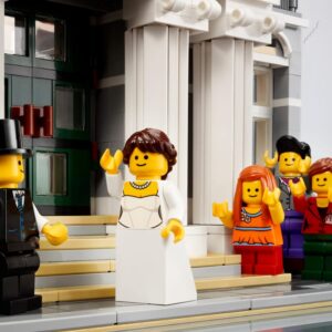 Alternative view of LEGO Icons Town Hall