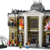 LEGO Natural History Museum 10326 modular building fully assembled displaying its olive green walls and grand white pillars