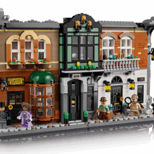 Alternative view of The Astonishing Sherlock Holmes Book Nook 3D Wooden Diorama | BrickmonVault