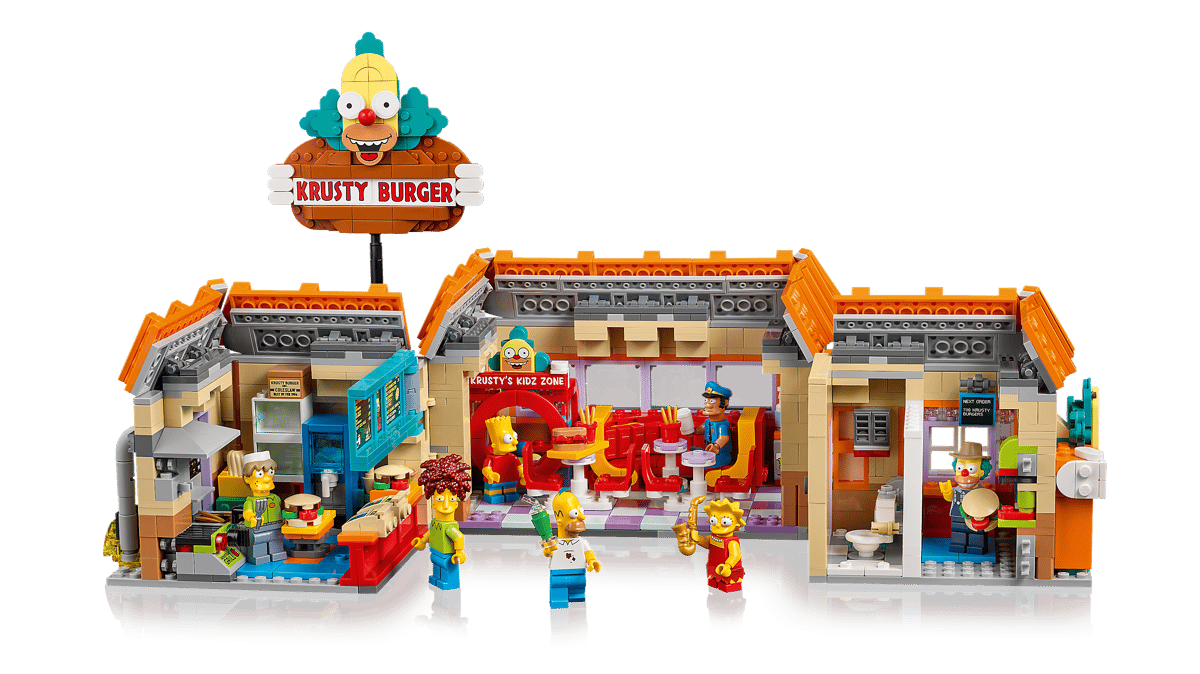 The Hilarious Simpsons Krusty Burger LEGO Set | BrickmonVault - Image 3