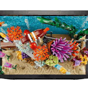 Alternative view of The Stunning LEGO Aquarium Set Tropical Marine Diorama | BrickmonVault