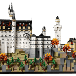 Alternative view of The Majestic LEGO Bavarian Castle Landmark Display Model | BrickmonVault