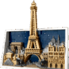Parisian Skyline Vitrine protecting the assembled LEGO Architecture Paris skyline set