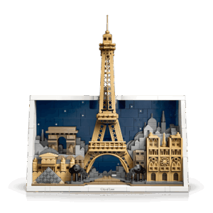 Alternative view of Elegance Defined: Parisian Skyline Vitrine (Optically Pure PMMA Shell)