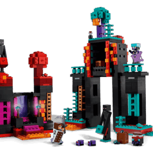 Alternative view of Premier LEGO Minecraft Abyssal Monolith Enderman 21257 Custom | BrickmonVault