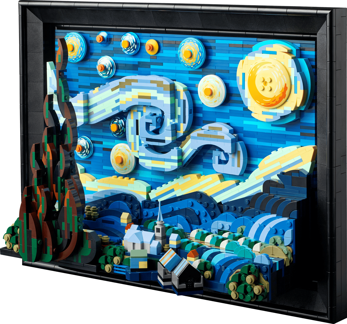 The Stunning LEGO The Starry Night MoMA Fine Art Replica | BrickmonVault - Image 2
