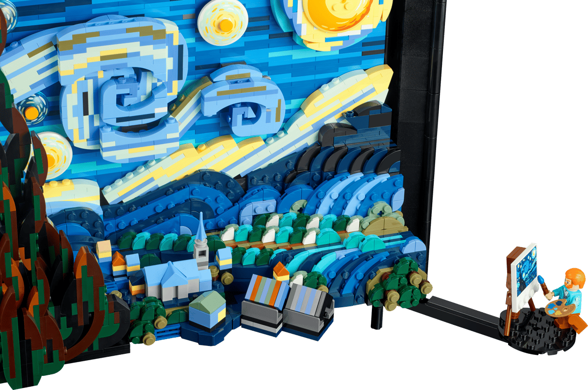 The Stunning LEGO The Starry Night MoMA Fine Art Replica | BrickmonVault - Image 3
