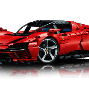 Alternative view of The Sensational LEGO Ferrari Daytona SP3 Elite Hypercar Model | BrickmonVault