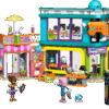 Comic Shop Vitrine housing the completed LEGO Icons modular game store set
