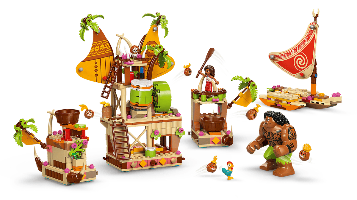 Splendid Kakamora Barge LEGO Disney Moana Set | BrickmonVault - Image 2