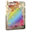 Prismatic Voltage Deck protecting a raw Pikachu VMAX Rainbow Rare Pokemon card