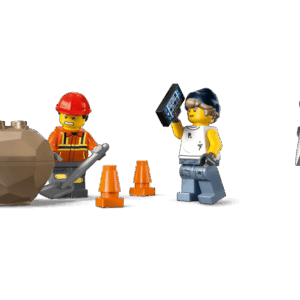 Alternative view of Elite Heavy-Duty Recovery Tow Truck with Crane Model 42128 | BrickmonVault