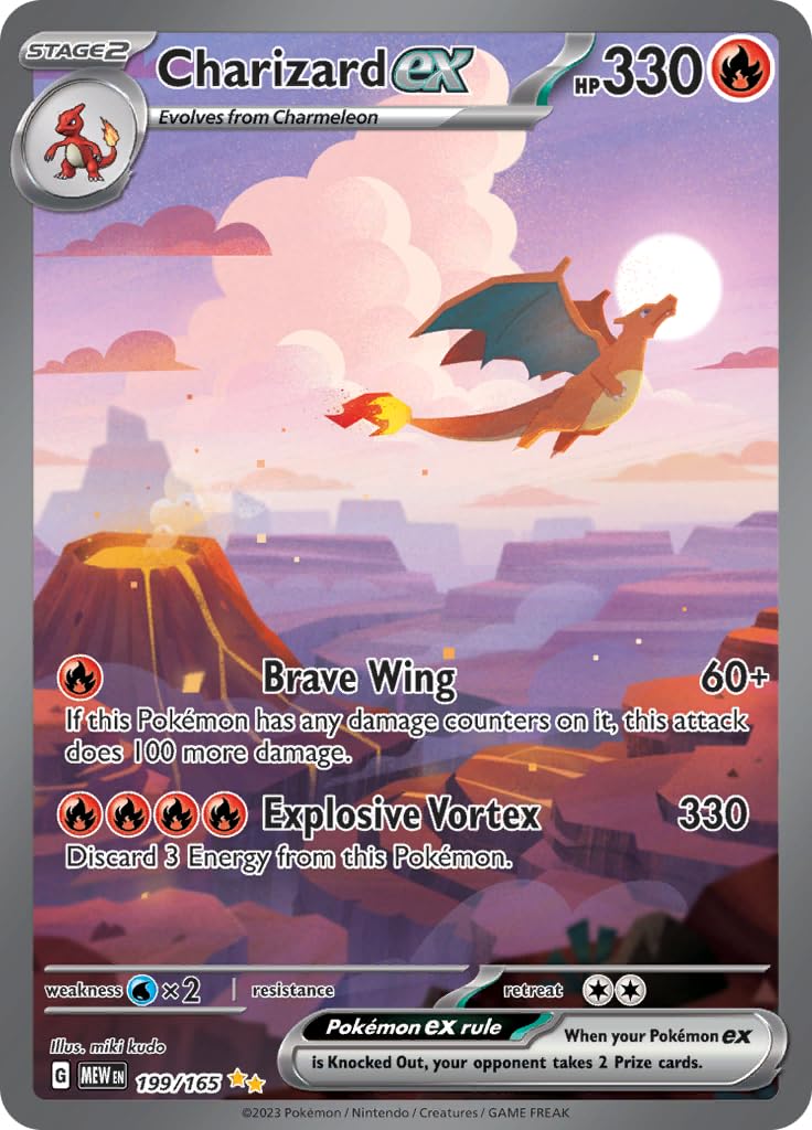 Charizard ex Special Illustration card showcasing a crystalline Darkness-type Charizard wearing a glowing crown