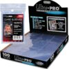 Premium blue leatherette Ultra PRO Platinum Binder showcasing the high-durability zippered outer cover design