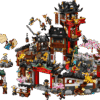LEGO The Old Town 15th Anniversary modular building featuring a highly detailed dark orange and sand green historical facade with an ornate clock tower