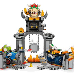 Alternative view of LEGO Super Mario Kart Track Set Bowser's Castle 72036 | BrickmonVault