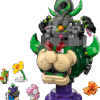 LEGO Super Mario Bowser's Castle 71423 expansion set displaying the large bone gate entrance and lava towers