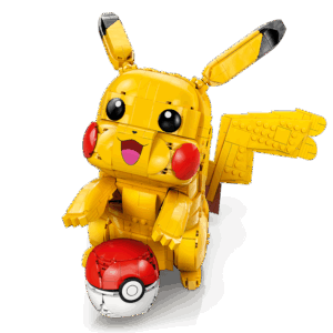 Alternative view of The Dynamic LEGO MEGA Pikachu Poke Ball Set | BrickmonVault