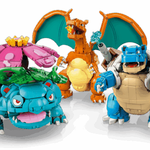 Alternative view of The Nostalgic LEGO Pokemon Starters Evolution Diorama | BrickmonVault