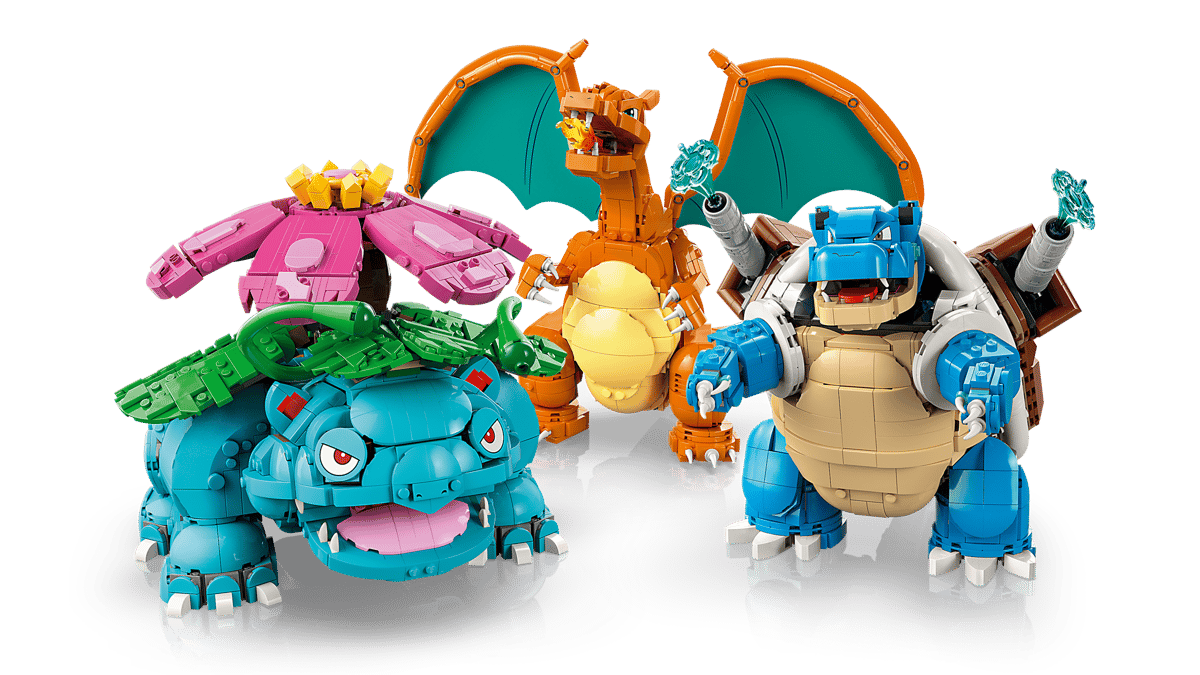 The Nostalgic LEGO Pokemon Starters Evolution Diorama | BrickmonVault - Image 2