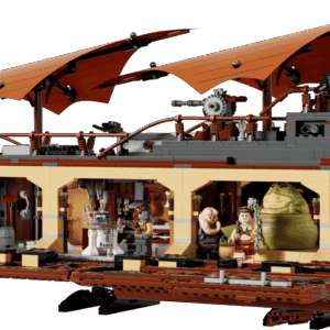Alternative view of The Breathtaking LEGO Jabbas Sail Barge UCS Set | BrickmonVault