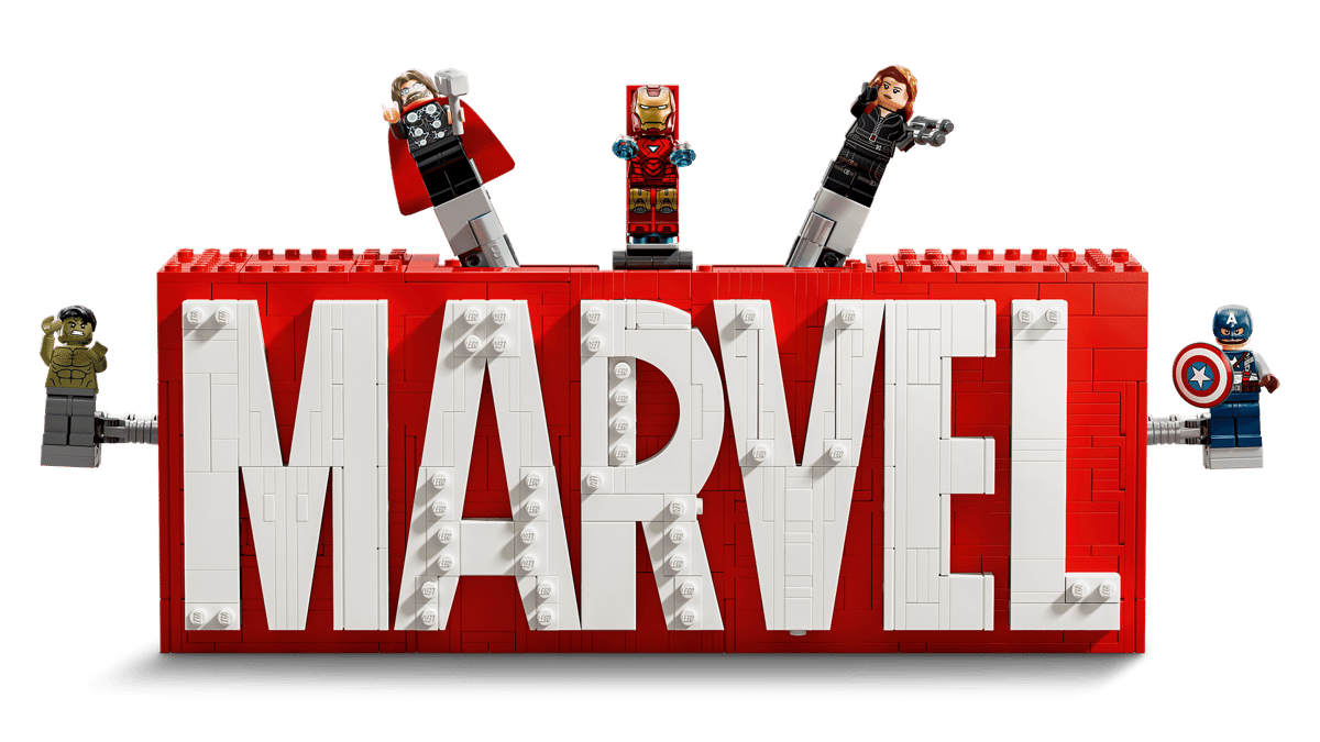 Wall Mounted Marvel Logo Display Case Acrylic | BrickmonVault - Image 2