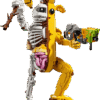 Peely Bone Display Case protecting the large LEGO Fortnite buildable figure on a modern desk