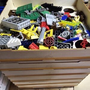 Alternative view of Pro LEGO Modular Sorting System 6-Tray Set | BrickmonVault
