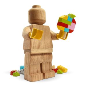 Alternative view of The Premium Premium Wooden Minifigure LEGO Originals Icon | BrickmonVault