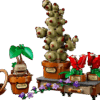 Hogwarts Herbology Botanical Vault showcasing the brick built LEGO Mandrake inside a clear glass alternative