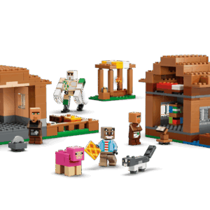 Alternative view of LEGO Minecraft Illager Set Evoker Village Attack 21160 | BrickmonVault