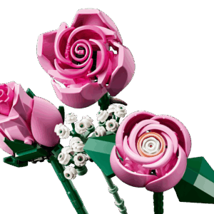Alternative view of LEGO Icons Pink Rose Bouquet