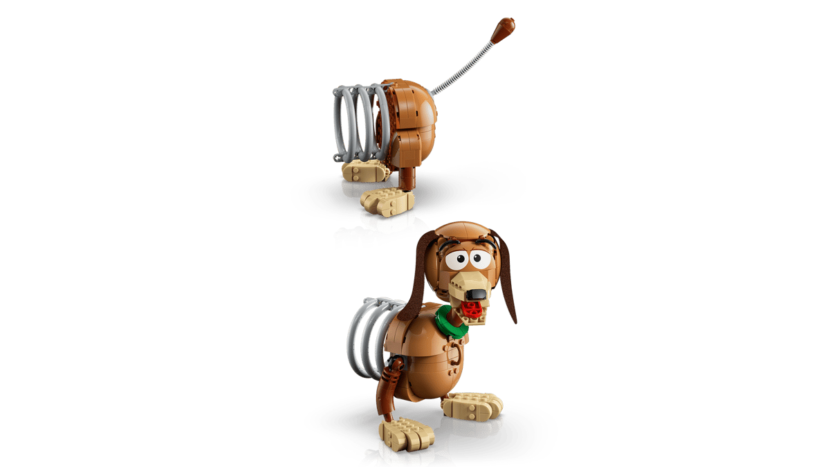 The Nostalgic Toy Story Slinky Dog Bookends Set | BrickmonVault - Image 2