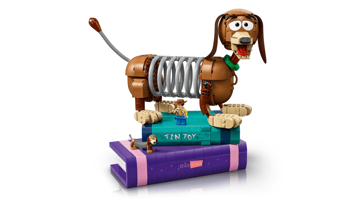 The Nostalgic Toy Story Slinky Dog Bookends Set | BrickmonVault - Image 4