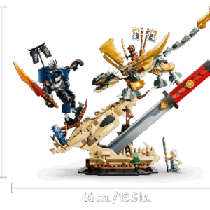 Alternative view of LEGO NINJAGO Dragon Playset Battle at the Dragon's Blade 71835 | BrickmonVault