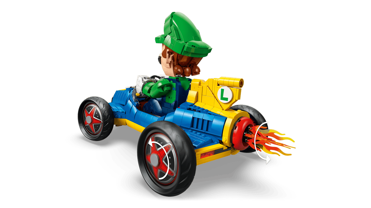The Sensational LEGO Mario Kart Luigi & Mach 8 Set | BrickmonVault - Image 2