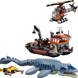 Alternative view of Deep Sea Threat: Apex Predator Pavilion (Premium Marine Diorama Shield)