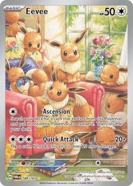 ECharming Eevee Special Illustration Rare TCG Card | BrickmonVault - Image 4