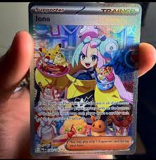 Alternative view of Vibrant Iono Full Art Supporter Card | BrickmonVault