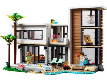 Stunning 3-in-1 Modern House LEGO Family Set | BrickmonVault - Image 6