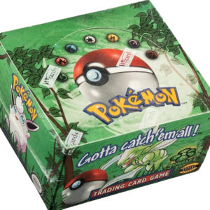 Tropical Foil Crypt protecting a sealed 1999 WOTC Pokemon Jungle booster pack