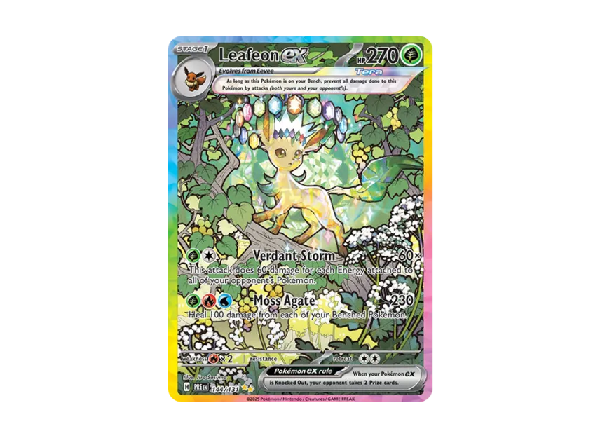 Deluxe Leafeon ex Special Illustration Rare Card | BrickmonVault - Image 3