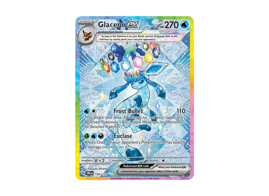 Deluxe Glaceon ex Special Illustration Rare Card | BrickmonVault - Image 4