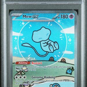 Alternative view of Deluxe Mew ex Illustration Rare Pokémon Card | BrickmonVault