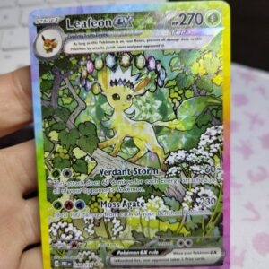 Alternative view of Deluxe Leafeon ex Special Illustration Rare Card | BrickmonVault