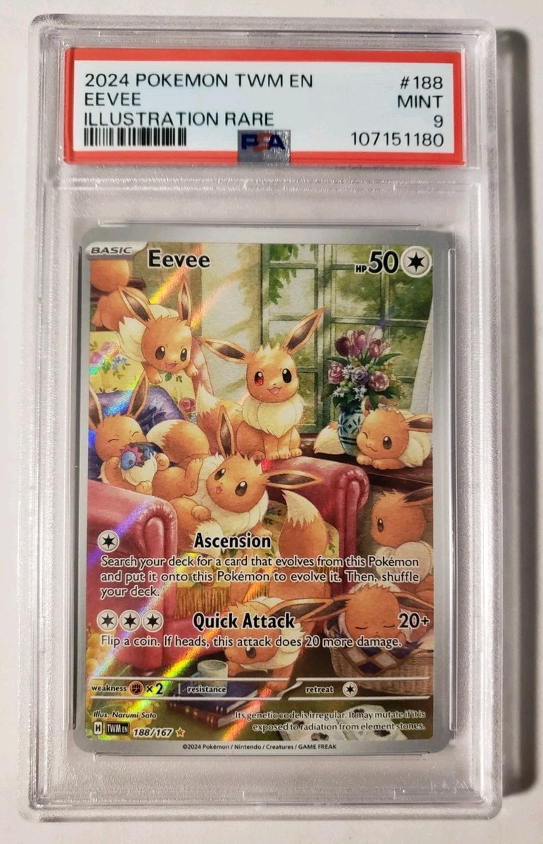 ECharming Eevee Special Illustration Rare TCG Card | BrickmonVault - Image 3