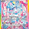 Ribbon Prism Apex protecting a raw Sylveon ex Special Illustration Rare Pokemon card